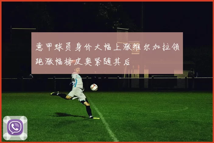 意甲球员身价大幅上涨维尔加拉领跑涨幅榜皮奥紧随其后